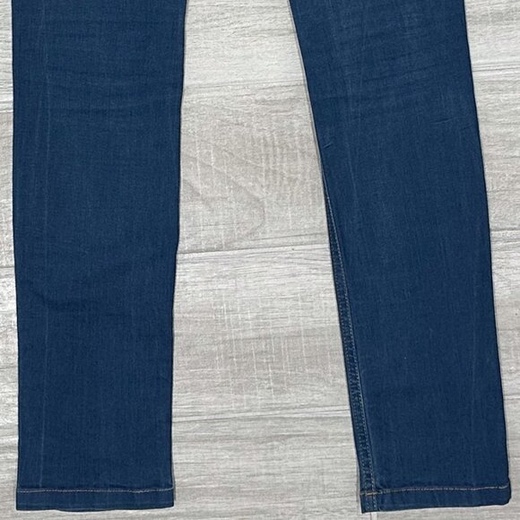 Reiss 1971 Ross Low-Rise Lightweight Stretch Skinny Jeans in Medium Blue Size 2 - Picture 8 of 14